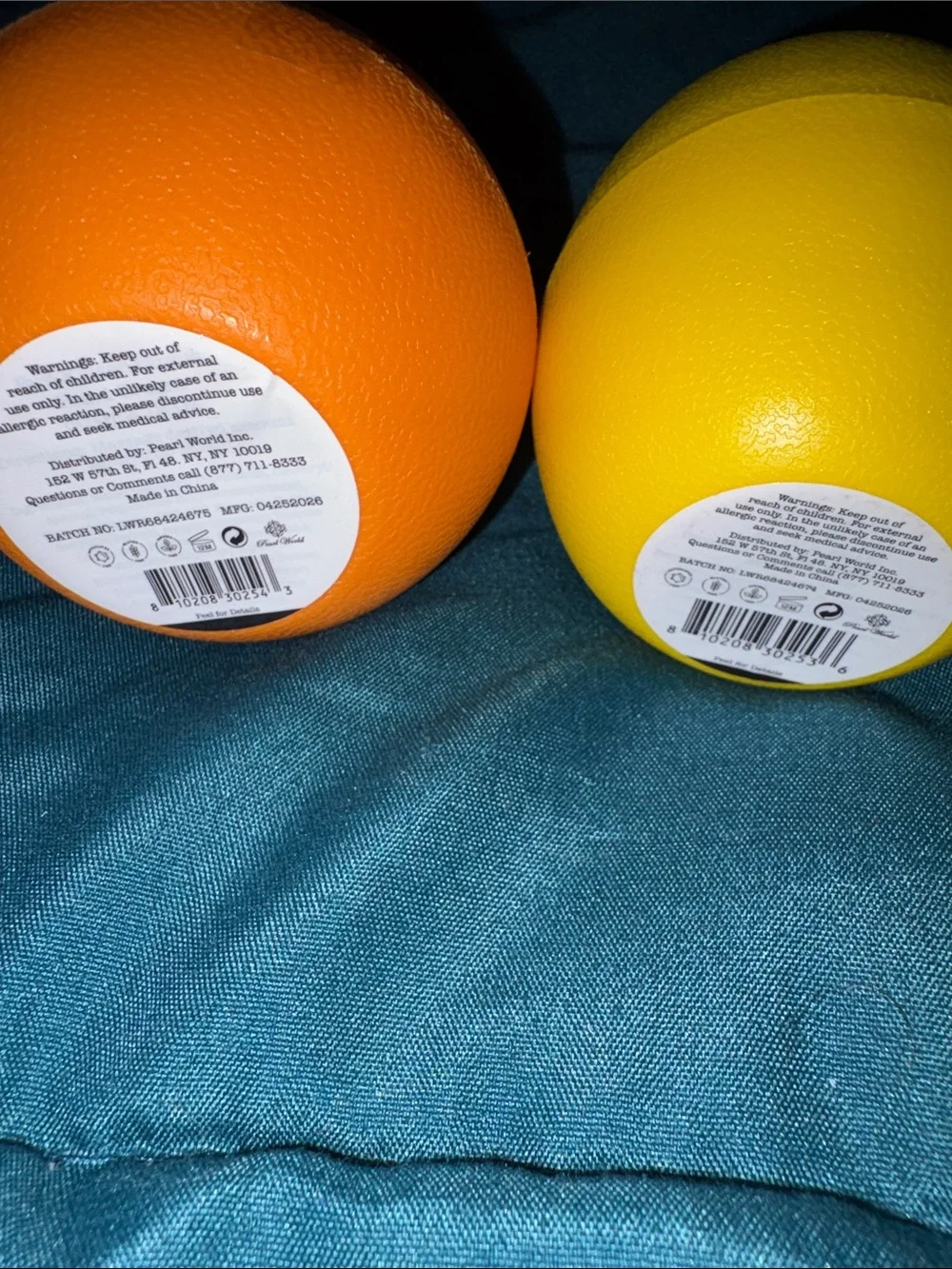 Sun Kissed Orange and Sweet Cream Lemon hand lotion. 2.12 oz